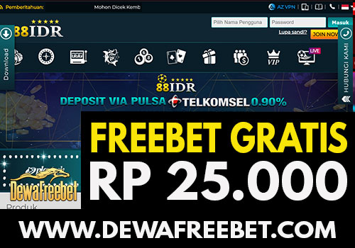 88IDR - dewafreebet-freebet gratis-freechip terbaru-betgratis