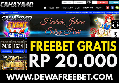 cahaya4D-dewafreebet-freebet gratis-freechip terbaru-betgratis