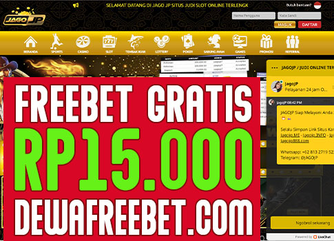 jagojp dewa freebet gratis tanpa syarat 2022