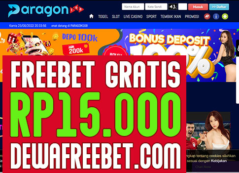 paragon168 dewa freebet gratis