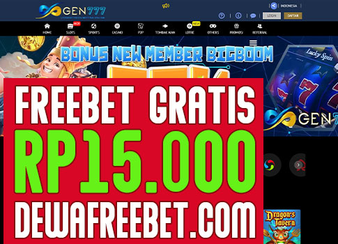 freebet gratis dewafreebet gen777