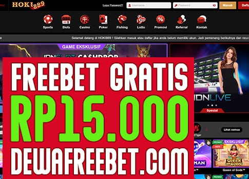 hoki889 freebet gratis