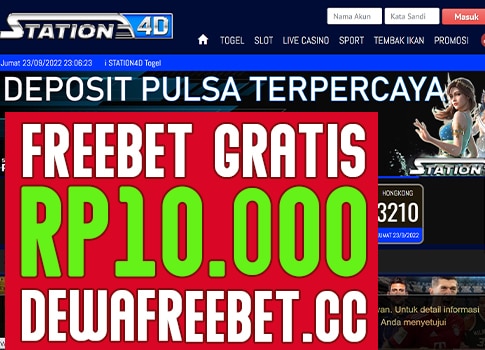station4d freebet gratis tanpa deposit