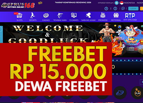jprush168-freebet-gratis-tanpa-deposit